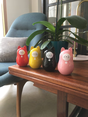 Daruma Neko todos los colores