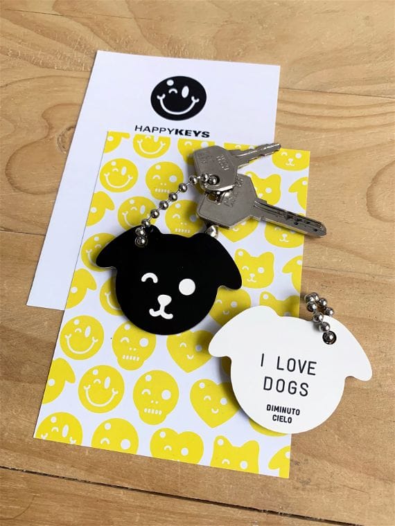 LLAVERO HAPPYKEYS DOG - I love dogs