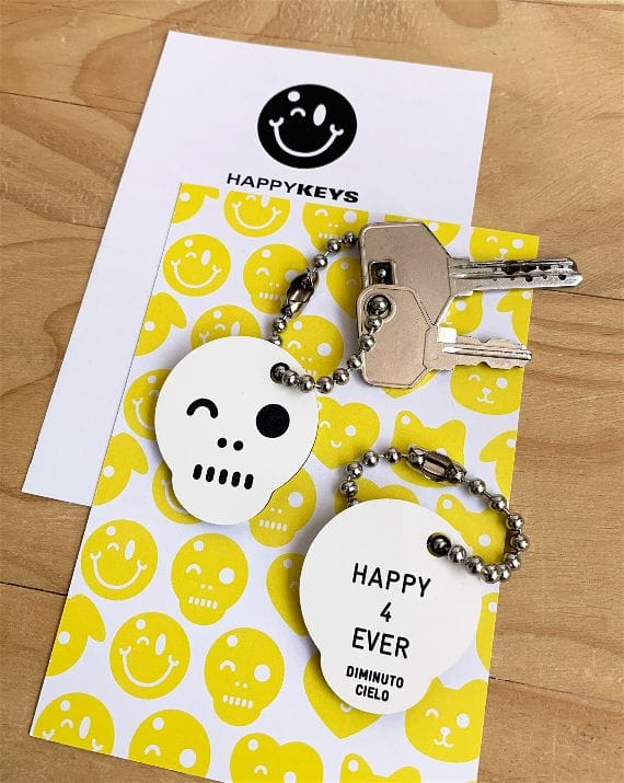 LLAVERO HAPPYKEYS SKULL - Happy 4 Ever