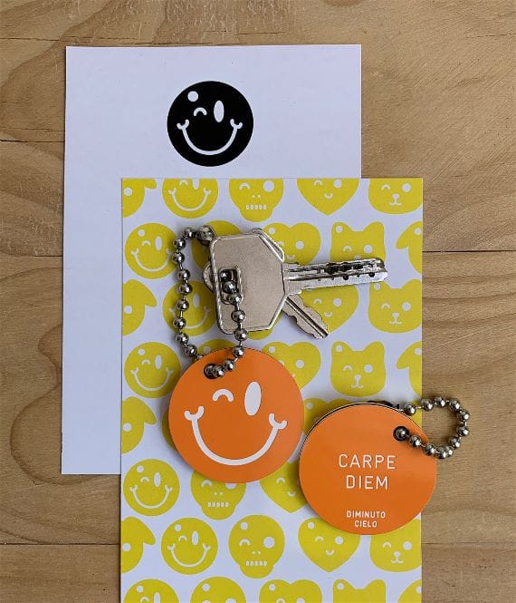 LLAVERO HAPPYKEYS SMILEY - Carpe Diem
