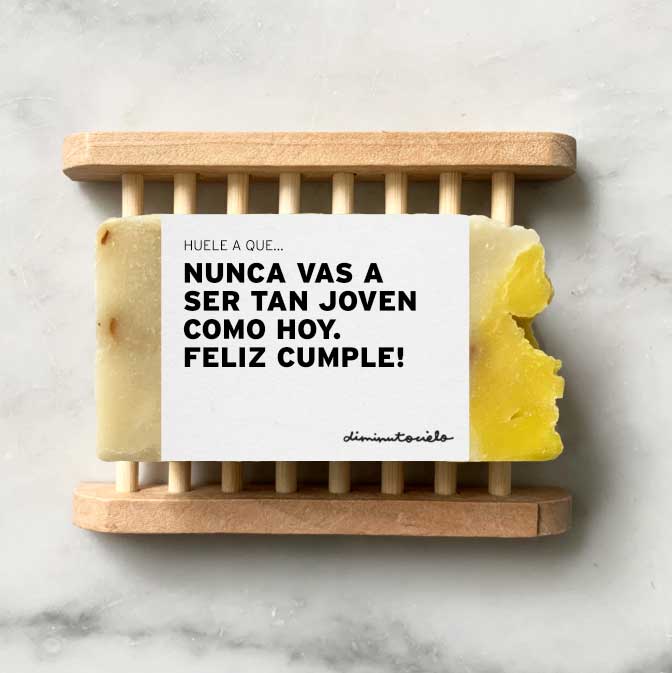 jabón artesanal personalizado