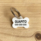 Chapas personalizadas para Mascotas - MODELO HUESO