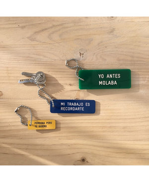 Tamaños llavero rectangular