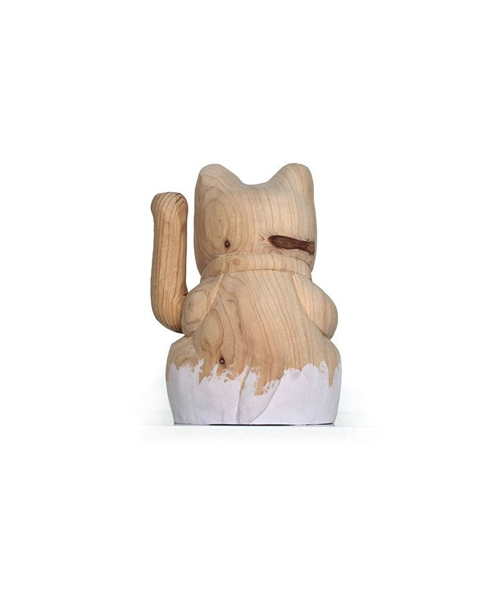 Gatete de la Suerte de Madera Old White