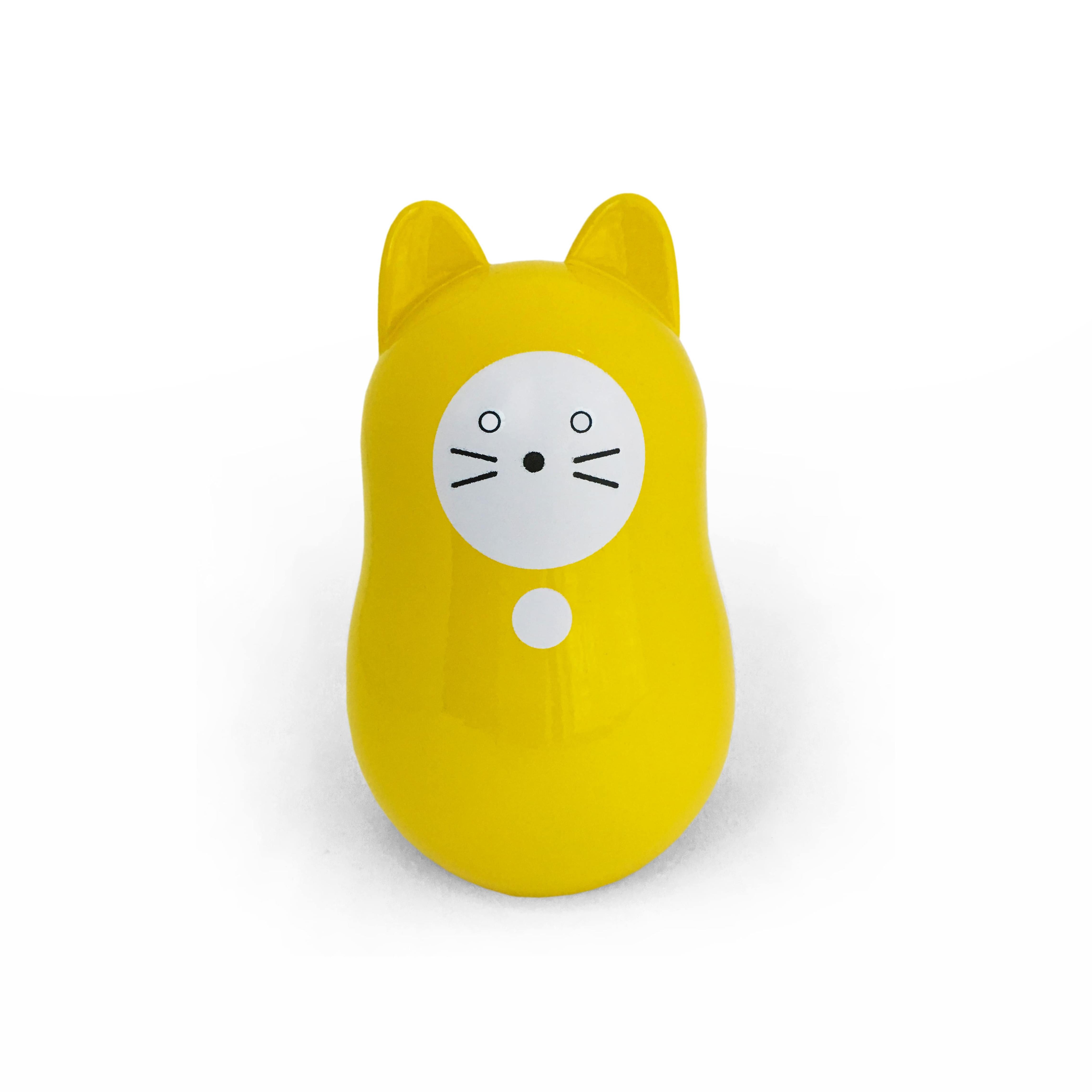 Daruma Neko Amarillo Dinero