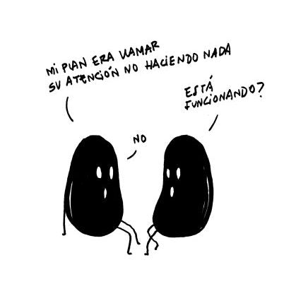 Dibujo "Haciendo nada"