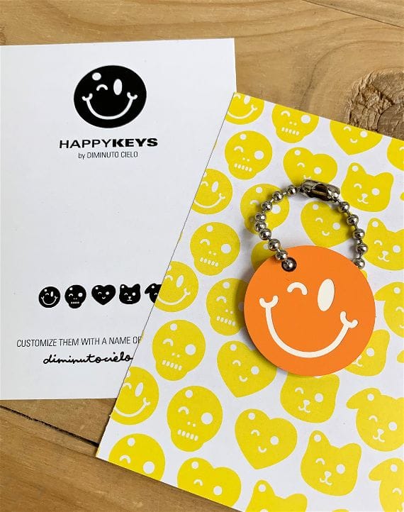 LLAVERO HAPPYKEYS SMILEY - Carpe Diem