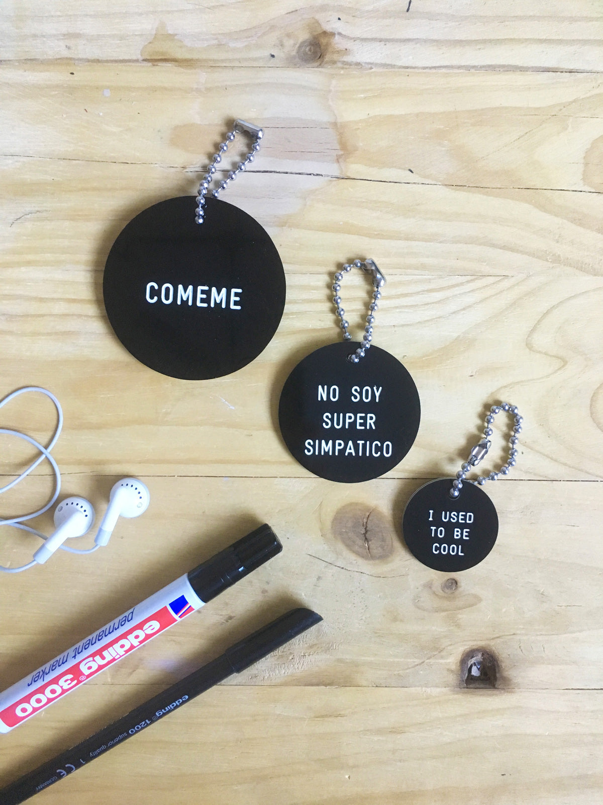 Tamaños de llaveros