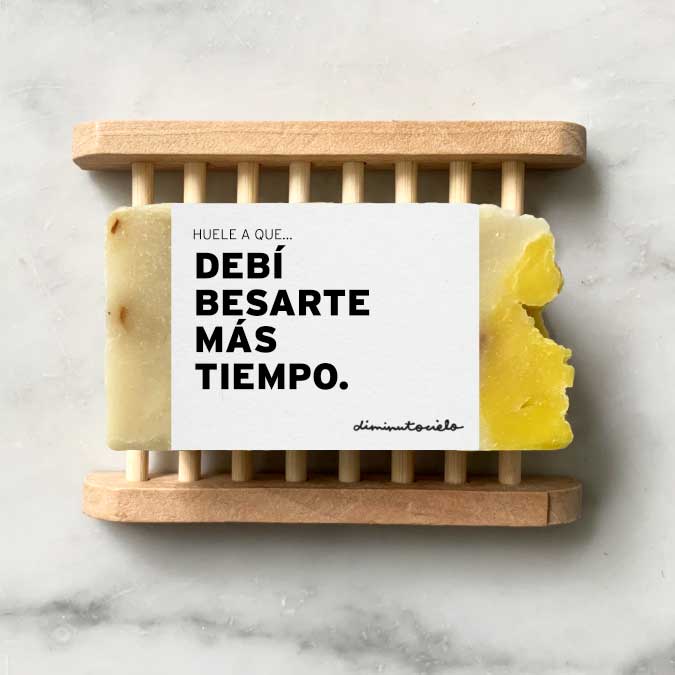 jabón artesanal personalizado