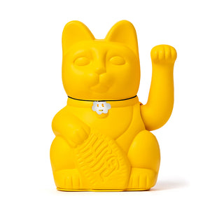 Gatete de la Suerte Diminuto Cielo Amarillo