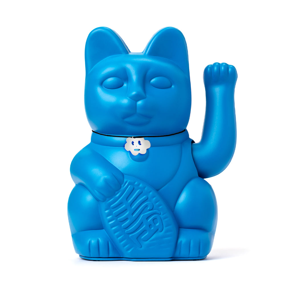 Gatete de la Suerte Diminuto Cielo Azul