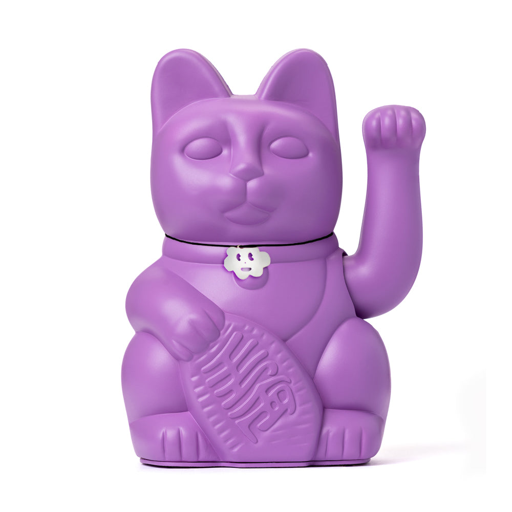 Gatete de la Suerte Diminuto Cielo Malva