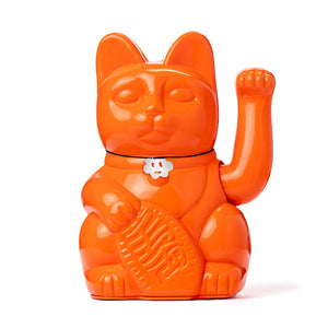 Gatete de la Suerte Diminuto Cielo Naranja