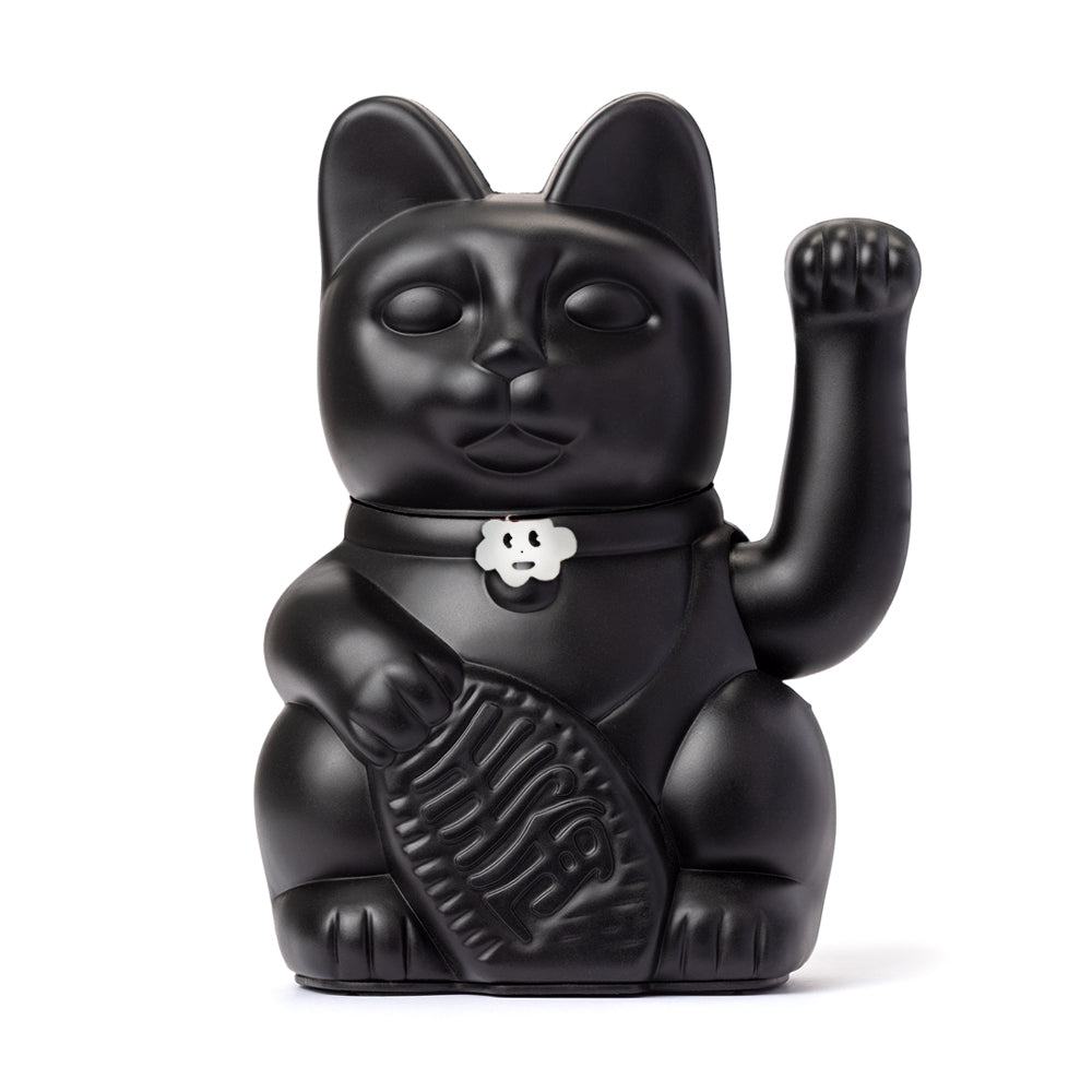 Gatete de la Suerte Diminuto Cielo Negro