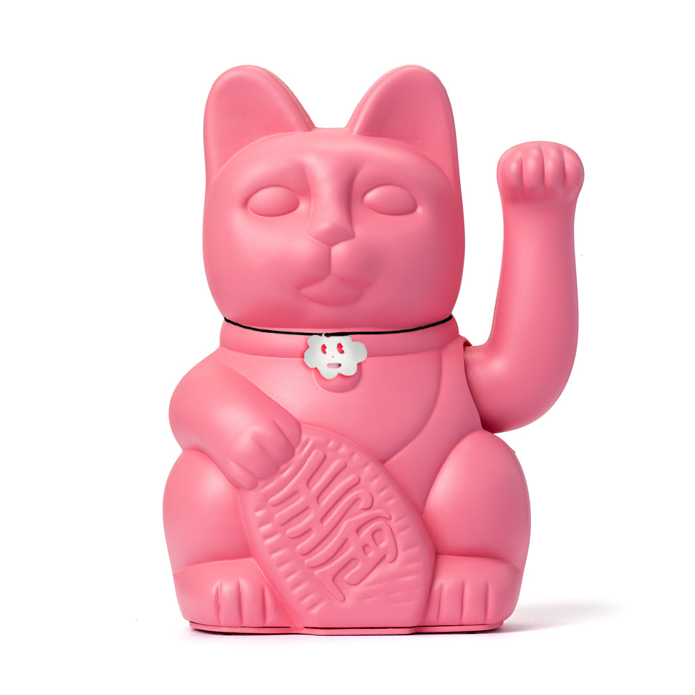 Gatete de la Suerte Diminuto Rosa Chicle