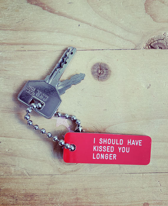 I SHOULD HAVE KISSED YOU LONGER