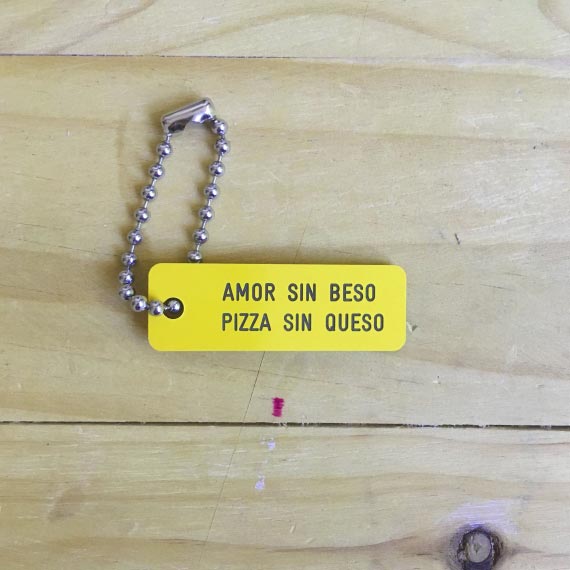 AMOR SIN BESO PIZZA SIN QUESO