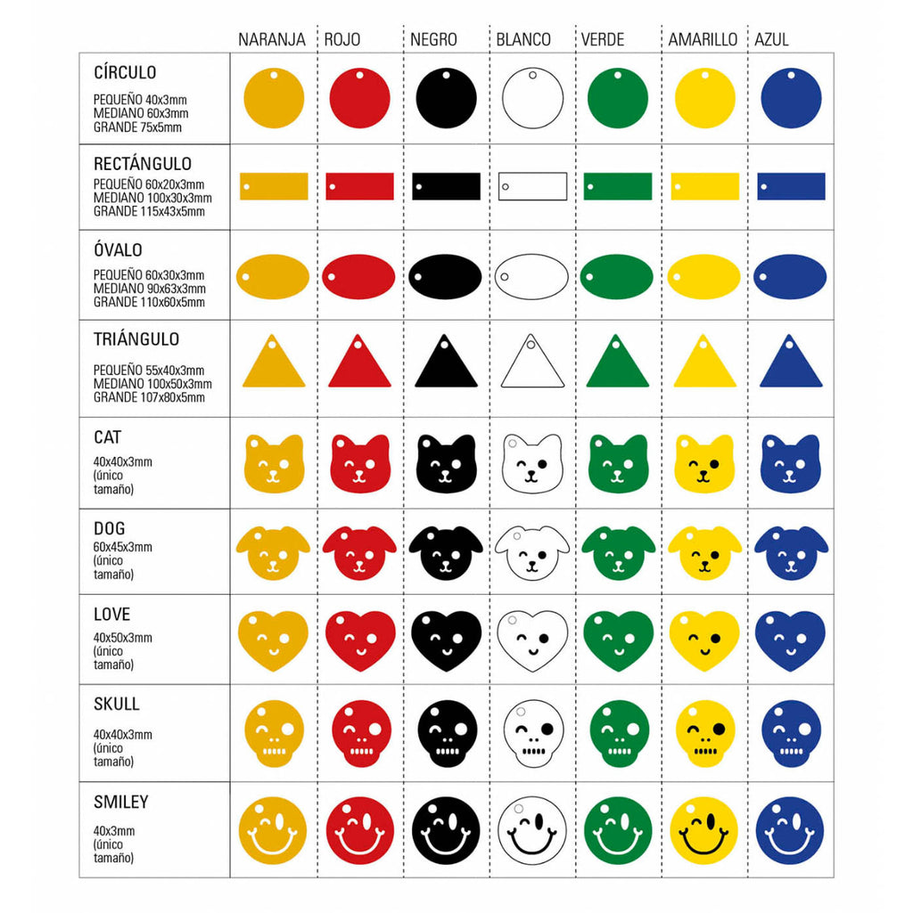 Modelos llaveros personalizados